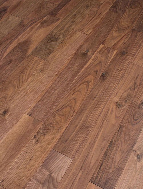 Инженерная доска Wood Bee Орех американский матовый 1200×125×12